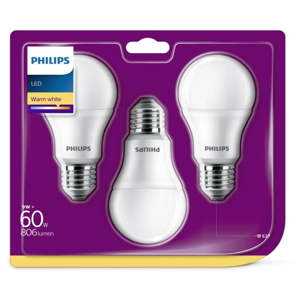 Bec Philips Led A60 60W E27 2700K 30502641